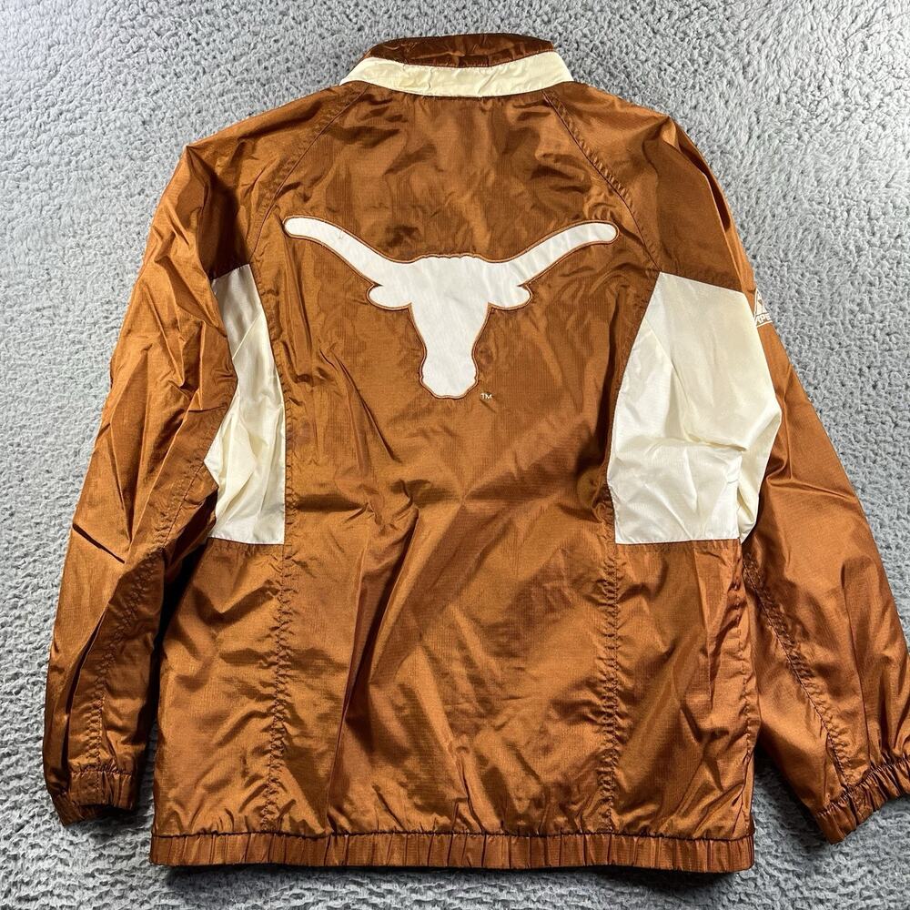 VTG 90s University of Texas Longhorns Apex One Windbreaker Jacket Mens Medium UT - Picture 7 of 12